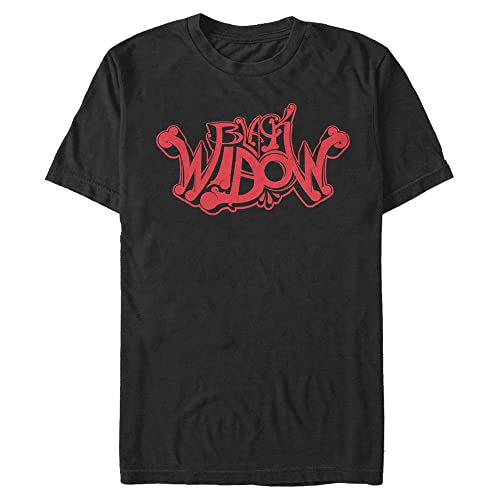 T-shirt Marvel Street Widow en taille 3XL vêtement coton noir