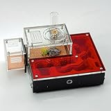 Kleines Ameisennest – mit Aktivitätszone, externem Wasserturm und Müllbereich, integriertem Feuchtigkeitssystem, hält das Nest bis zu 1 Woche feucht