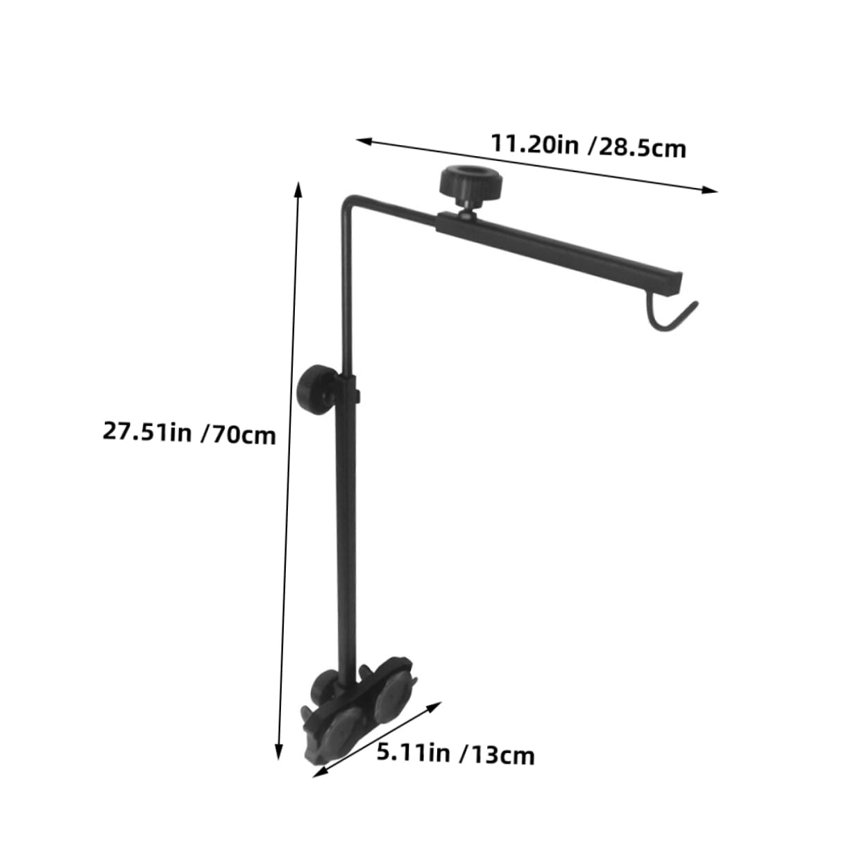 VANZACK Supporto Per Lampada Regolabile Per Rettili Accessorio Per Acquario Per Tartarughe Staffa Per Lampada Riscaldante Supporto Per Per Lucertole