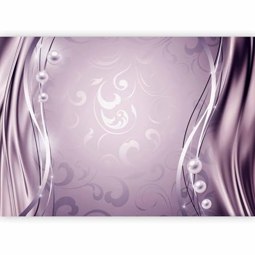 artgeist Wall Mural Purple Abstract 135x101 in - Peel and Stick Self-Adhesive Wallpaper Removable Large Sticker Foil Wall Decor Print Picture Image Design a-A-0014-a-d