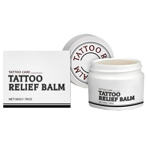 KOAHDE Crema para Tatuajes Tattoo Butter,Crema Hidratante para Tatuajes,Crema para Tatuajes,50G,Profundizar las Huellas de Tatuajes,Tanto para Hombres Como para Mujeres