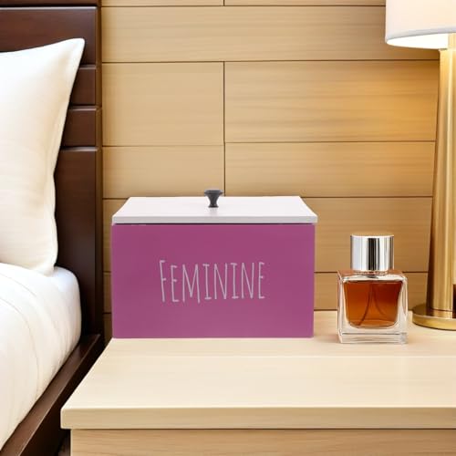 Organizador de madera premium para compresas con diseño protector de polvo 7