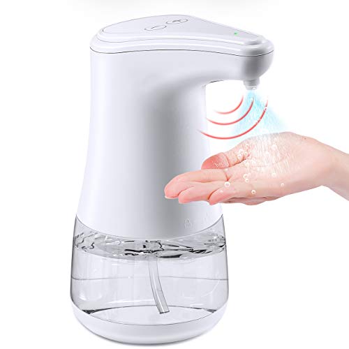 Preisvergleich Produktbild Tesoky Desinfektionsmittelspender, Seifenspender Automatisch Desinfektionsspender Automatischer Seifenspender Mit Sensor, 350ml Kunststoff Flüssigkeitssprühgerät für Alkohol / Handwaschflüssigkeit