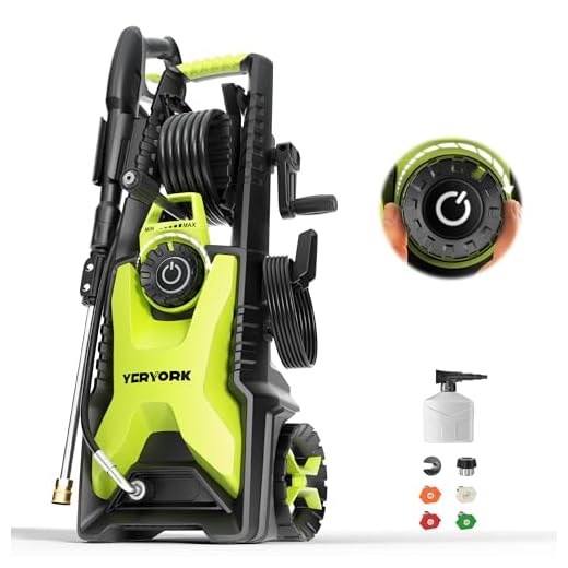 Yeryork Adjustable Pressure Washer with Foam Cannon