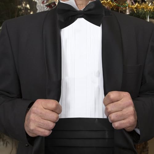 Set formal negro para hombre con corbata y fajín elegante miniatura 6