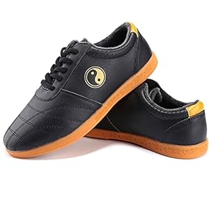 Unisex Taekwondo Schoenen Boksen Kung Fu Tai Chi Sport Gym Schoenen Voor Kinderen Volwassenen (Color : Black, Size…