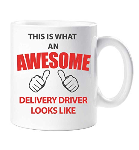 60 Second Makeover Limited This is What an Awesome Delivery Driver Looks Like Mug Present Gift Cup Birthday Christmas
