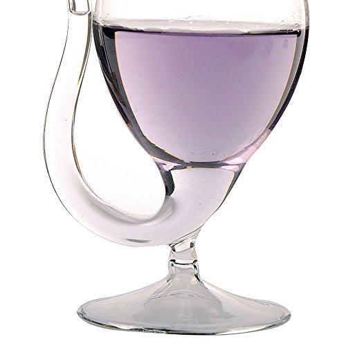 Lohome Creative Vampire Filter Wine Glass, Clear Juice Cup, Goblet With Drinking Tube Straw High Gorosilicate Glass Wine Decanter, 300Ml/10Oz (Pack Of 1) #TOP2