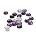 Linsoir Beads Amethyst Cabochons Stones Purple Gemstone Cabochons Beads 12mm Pack of 20