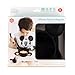 Bumkins Disney Mickey Mouse Bowl, Silicone First Feeding Set with Suction, Includes Spoon, Training Essentials for Baby-Led Weaning, Toddler Self-Feeding, Babies Eating at 4 Mos Up, Black