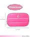 SALLY ROSE Barbie Pink Makeup Bag Official License, Pink Cosmetic Bag for Travel and Home