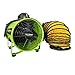 Industrial Blower Depot BIM12-DOP1225 Metal Blower Kit with 25' Ducting 2.200CFM & 3/4HP | No Tools Required to Put kit Together | Super Quiet, UV Resistant | Certified Quality & Reliability