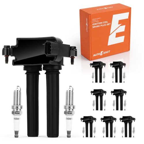 Autoexact Ignition Coils and Iridium Spark Plug Set Fit for 5.7 V8…