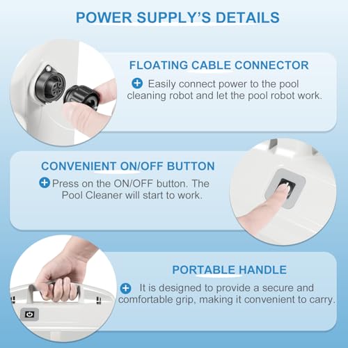 9995670-US-ASSY Power Supply with 58984402LF Power Cord Replacement Kit for Dolphin 3001, Advantage (Old) & Plus, Commander, Saturn (Old), Deluxe 3, Dolphin Pro, DX5, Heavy Duty, Nautilus (Old) by Zymurgoes - Image 4