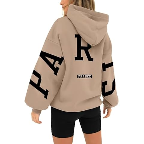 HUIFUAO Sweat à Capuche Femme Vert XL Cover