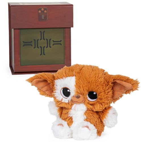 Kids Preferred Gizmo in Box - Super Soft Materials, Beans in The Bottom with Crinkle, Collectible Box, Embroidered Details, Ages 0 Months and Up