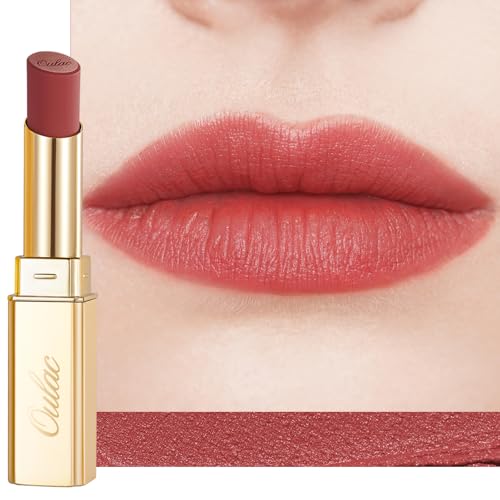 Oulac Rouge a Levre Mat Femme–Rouge à Lèvres Couleur Intense Waterproof & Sans Transfert, Haute Pigmentation, Fini Mat Doux, Texture Légère &...