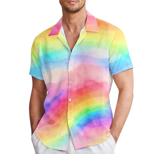 Chemise à fleurs hawaïennes homme blanche idéale pour un look de golf léger et décontracté