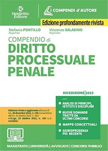  Compendio di diritto processuale penale. Nuova ediz.