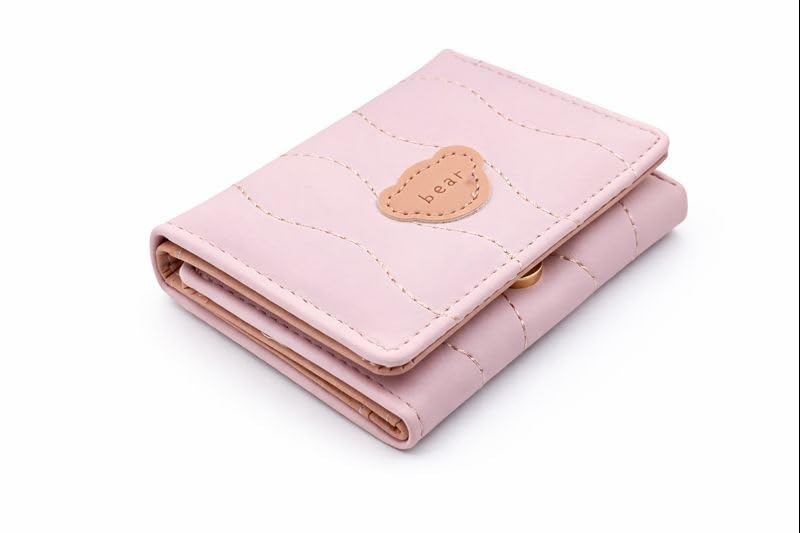 Image of Valerie Wallets for Women Leather Cute RFID Blocking Small Bifold Wallet with Zipper Coin Purse for Girls and Ladies Women's Wallet (Pink)