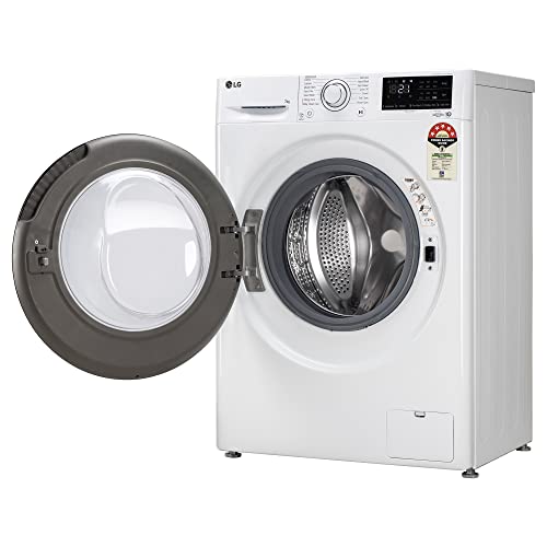 Get the Best Washing Experience with LG's 7 Kg 5 Star Inverter Front Load Washing Machine with Inbuilt Heater, AI DD Technology & Steam for Optimal Hygiene!