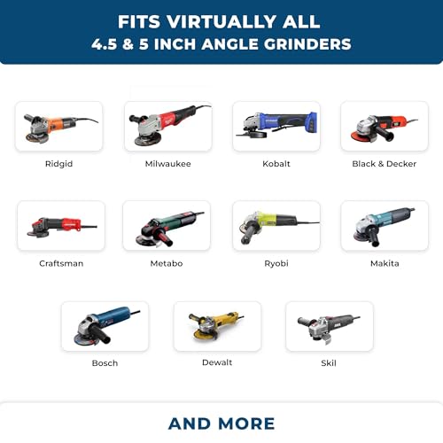 Benchmark Abrasives 4.5" x 7/8" Premium High-Density Jumbo Zirconia Type 27 Flap Discs for Sanding, Stock and Rust Removal, Finishing, Grinding, Deburring (10 Pack) - 40 Grit