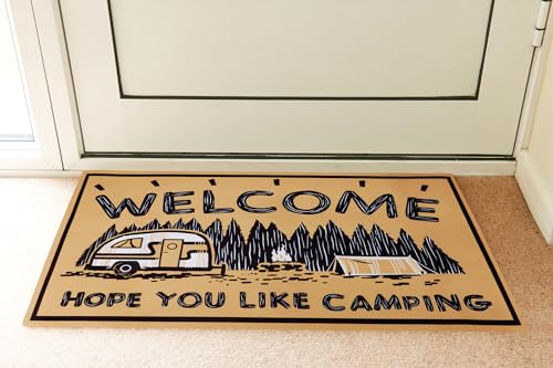 Primitives-by-Kathy-Hope-You-Like-Camping-Rug Primitives by Kathy Hope You Like Camping Rug