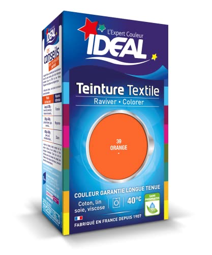 Teinture Liquide Mini IDEAL 39 Orange teinture textile lin et coton