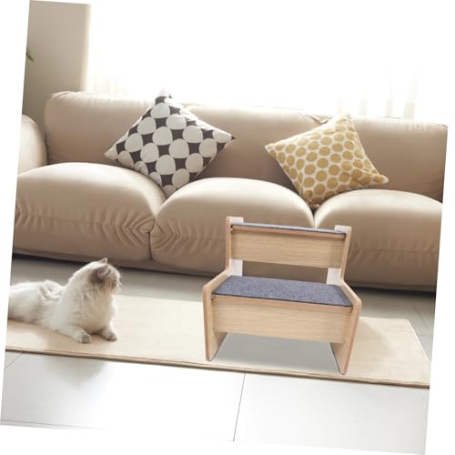 Escalier chien bois compact rampe pliable animaux de compagnie