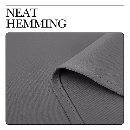 Image of NICETOWN Wall Curtain for Bedroom, Room Divider Curtain for Doorways, Vertical Blind for Sling Door, Privacy Sound Reduction Curtains Room Dividers for Patio (Grey, 1 Panel, 7ft Tall x 12.5ft Wide)