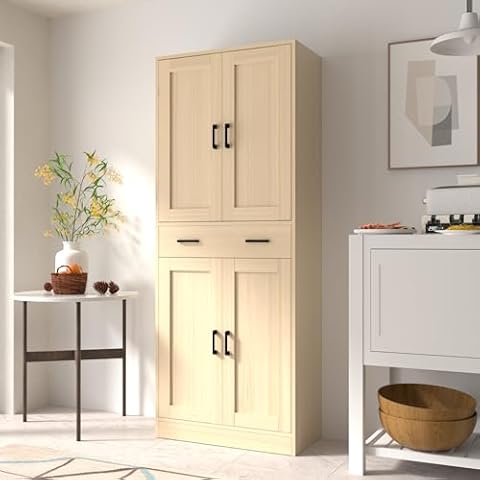 DIYART 71" Oak Pantry Cabinet Cover