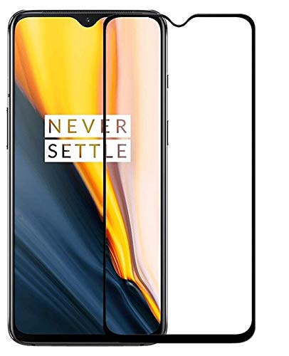 Image of HD Tempered Glass Screen Protector Compatible For OnePlus 7T With Edge To Edge Coverage And Easy Installation Kit
