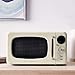 Daewoo KOR07R3ZEC 0.7 cu. ft 700W Retro Countertop Microwave Oven, Cream