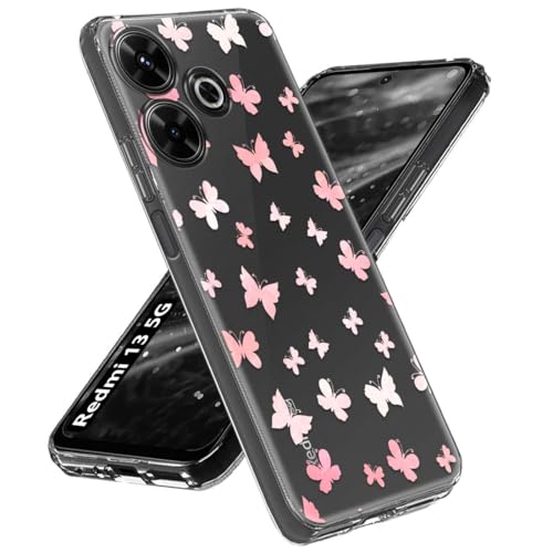 Image of Fashionury Silicone Designer Printed Back Case Cover for Redmi 13 5G -D0012