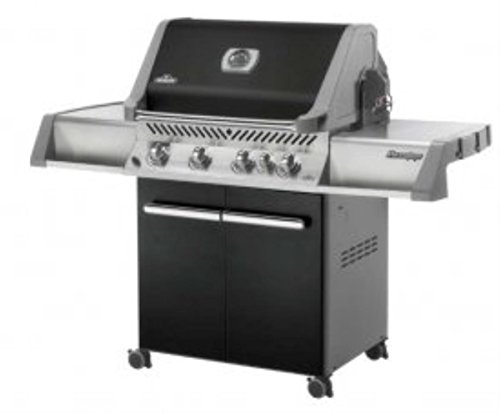 Napoleon P500RBPK Prestige Propane Grill with Rear Burner Black Doors and Lid