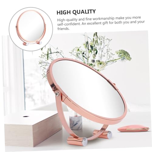 Espejo de Maquillaje Portátil con Luz Oro Rose Gold miniatura 4