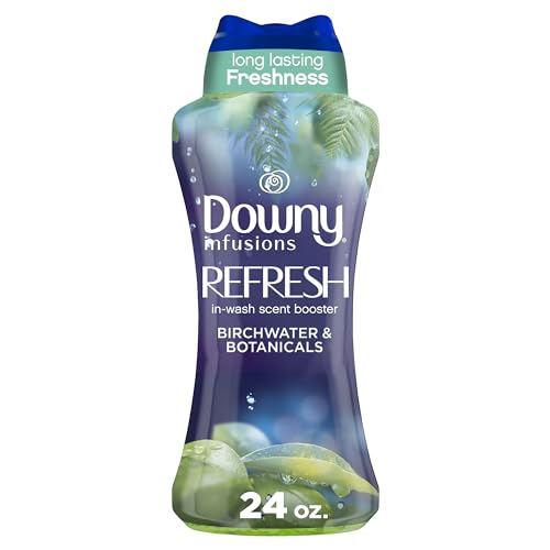 Image of Downy Infusions In-Wash Laundry Scent Booster Beads, REFRESH, Botanical Florals and Birch Water Scent, 24 oz
