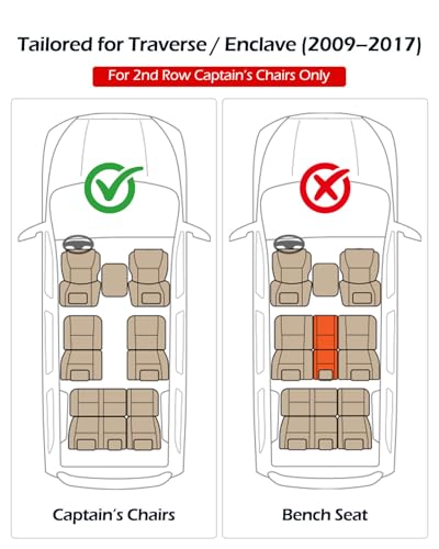 Image of TAPTES Floor Mats & Cargo Mat,Door Sill Guards for Chevy Traverse 2009-2017
