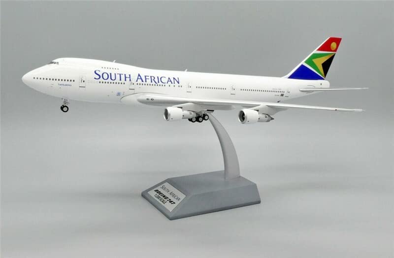 Amazon | JFOX 1/200 完成品 For BOEING 747-244B for SOUTH AFRICAN