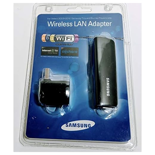 Samsung WIS09ABGN WIRELESS LINKSTICK WIS09ABGN2 USB LAN Adapter FOR SAMSUNG 2009 - 2010 & 2011 BLU-RAY PLAYERS, 2010 & 2011 SAMSUNG TVs