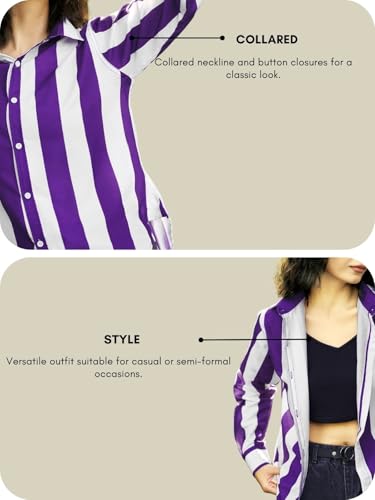 Image of GRECIILOOKS Shirts for Women - Korean Style Long Sleeve Oversized Button Down | Plus Size Workwear Top for Office & Casual Wear