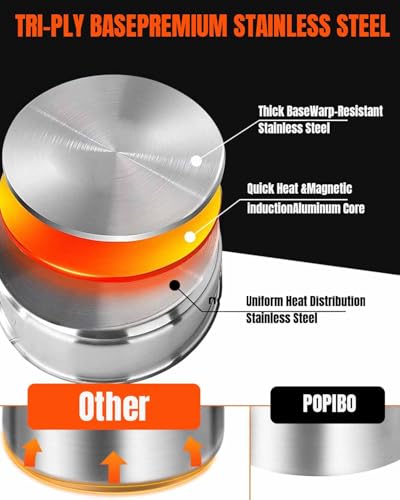Miniatura 4 de Rumicet Olla De Filtro De Aceite De Acero Inoxidable 304, Depósito De Filtro De Aceite Multifuncional De 2 Litros, Recipiente Resistente Con Colador Y Tapa, Ideal Para Cocinar, Freír Y Filtrar Aceite,