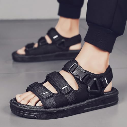 Men's sandals, new rubber platform slippers for summer, casual trends for students, beach shoes for wearing2
