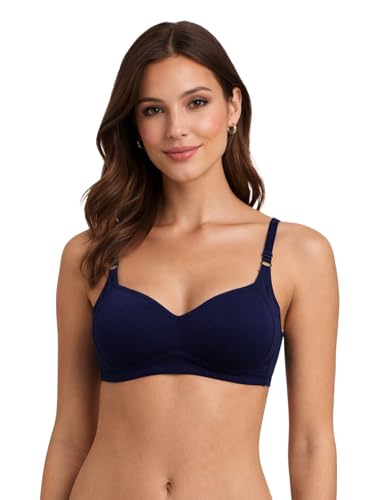 Image of Viola's Secret 6 Pack of Color Print T-Shirt Bras B Cup C Cup and D Cup