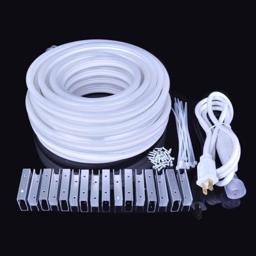 Tira LED Neon Azul 10 m 1200 LEDs Impermeable miniatura 7