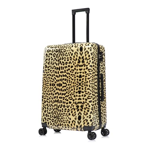 Image of InUSA Cheetah Print 28-Inch Large Hardside Spinner Luggage Lightweight