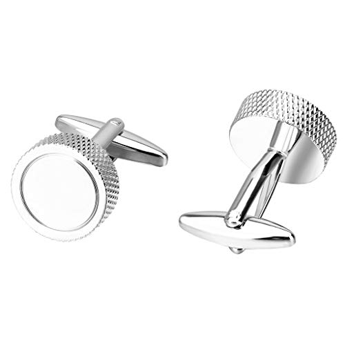 gazechimp Abotoaduras Redondas Elegantes Para Acessórios Masculinos