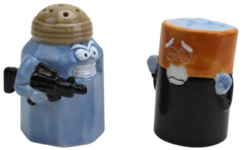 BigMouth Inc Assault/Battery Salt and Pepper Shakers