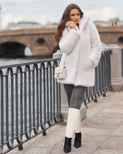 Image of Shihanee Winter Fleece Lined Leg Warmers for Women