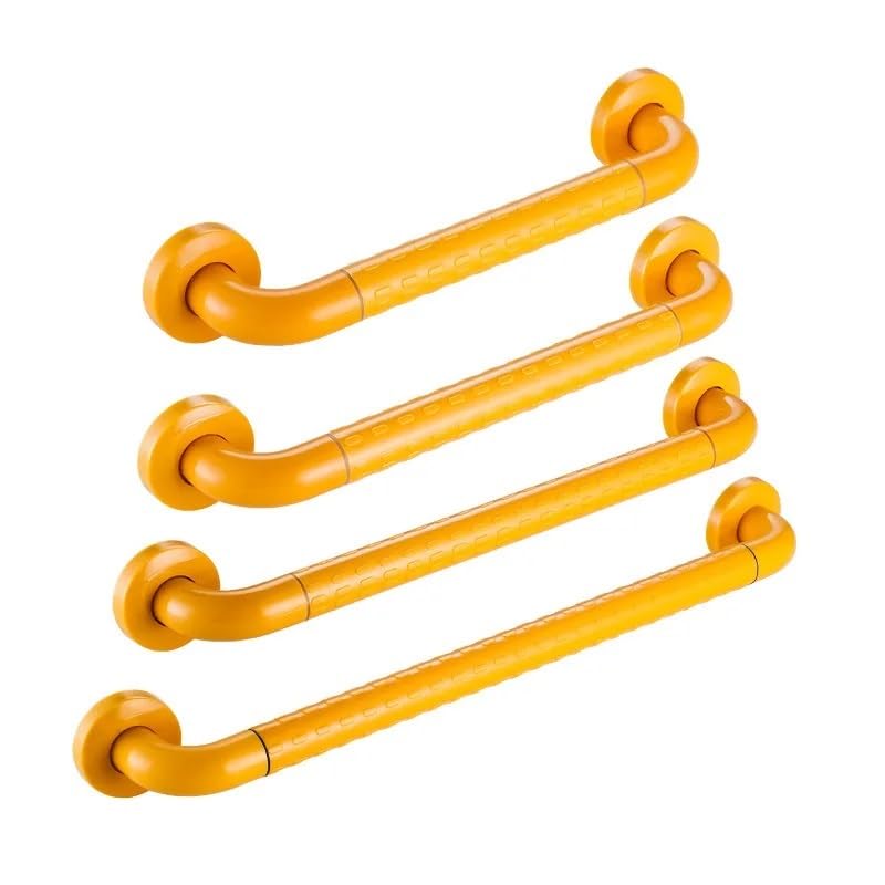 Barras de Seguridad para baño para Personas Mayores, Resistentes asideros y Accesorios de Ducha, bañeras, inodoros y cocinas, de fácil Agarre, Color Amarillo